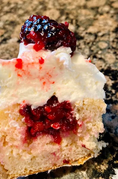 Blackberry Bourbon Smash Cupcakes