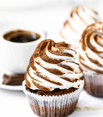 Fluffy Espresso Cupcake with Coffee Recipes