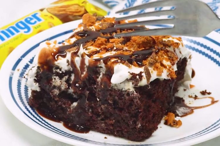 Butterfinger Poke cake Cupcake Recipes A Sweet Journey Into Deliciousness
