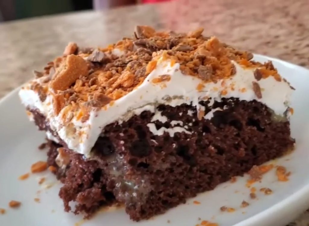 Butterfinger Poke cake Cupcake Recipes: Step-by-Step Recipe