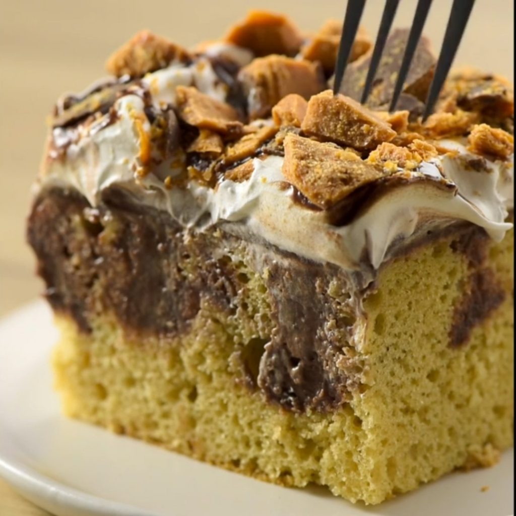 Butterfinger Poke cake Cupcake Recipes A Sweet Journey Into Deliciousness