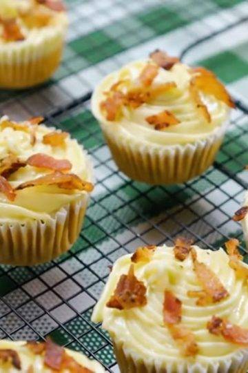 Maple Bourbon Cupcake with Bacon Recipes